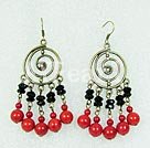Handmade coral earring 
