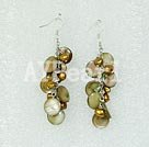 Handmade pearl shell earrings