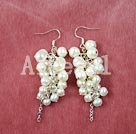 pearl cluster earrings under $ 5