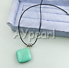 burst pattern turquoise pendant