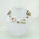 jasper picture stone necklace