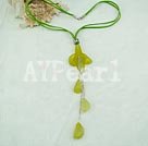 peridot jade necklace
