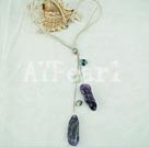 Discount fashion amethyst necklace