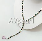 y collar de perlas