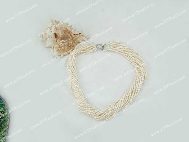 3-4mm pearl necklace