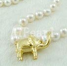 Discount 8-9mm freshwater pearl beaded necklace
