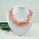 cherry quartz necklace under $ 8