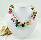 multi stone and crystal necklace under $ 10