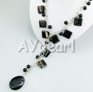 Handmade agate necklace