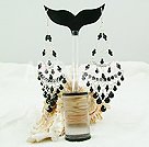 manmade crystal chandelier earrings