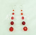 crystal beaded earrings