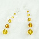 manmade pearl crystal beaded earrings
