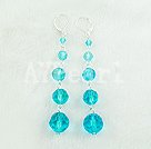 manmade crystal earrings