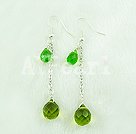 Discount manmade crystal drop earrings