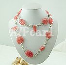 cherry quartz necklace