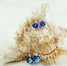 manmade crystal dangle earrings under $1.5