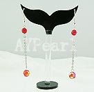 manmade crystal dangle earrings under $1.5