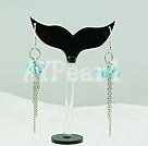 Discount manmade crystal dangle earrings