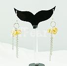 4mm manmade crystal dangle earrings under $ 2