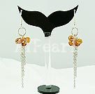 Discount manmade crystal dangle earrings