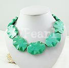 fashion burst pattern turquoise necklace