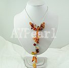 agate charm necklace