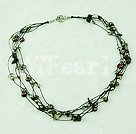 pearl and gemstone necklace