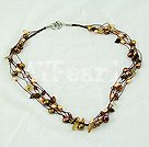 pearl crystal charm necklace under $ 5
