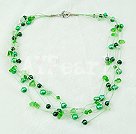 fashion pearl crystal necklace under $ 5