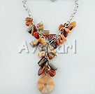 Handmade agate necklace