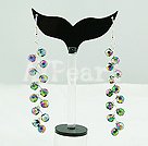 6mm manmade crystal earrings under $2.5