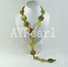 pearl and serpentine jade necklace under $30