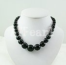 faceted agate beaded necklace