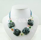 Austrian crystal gem necklace