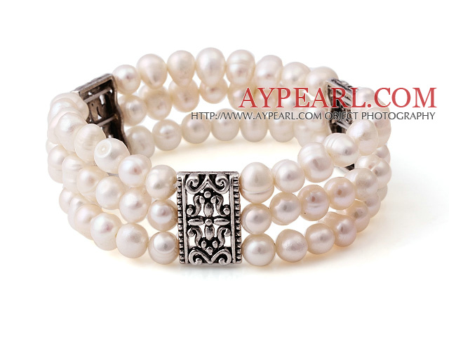 6-7mm stretch pearl bracelet