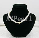 8-9mm White Pearl Beaded Necklace