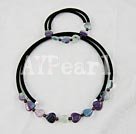 Handmade fluorite set