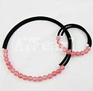 8mm cherry quartz sets