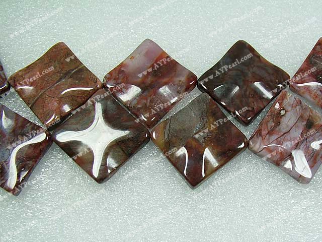 Handmade agate semifinished item