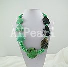 Handmade agate turquoise necklace