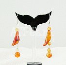 Discount fashion agate earrings