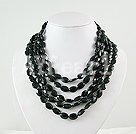 Handmade crystal necklace