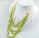 Discount pearl and peridot necklace