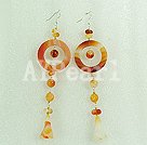 agate dangle earrings