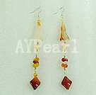 Handmade agate earrings