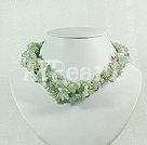 aquamarine chips choker necklace
