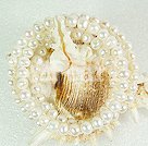 6-7mm braccialetto bianco perla