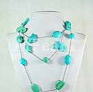 fashion blue turquoise necklace