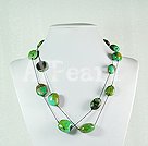 natural turquoise charm necklace