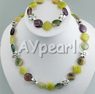 rainbow fluorite and peridot sets under $ 20